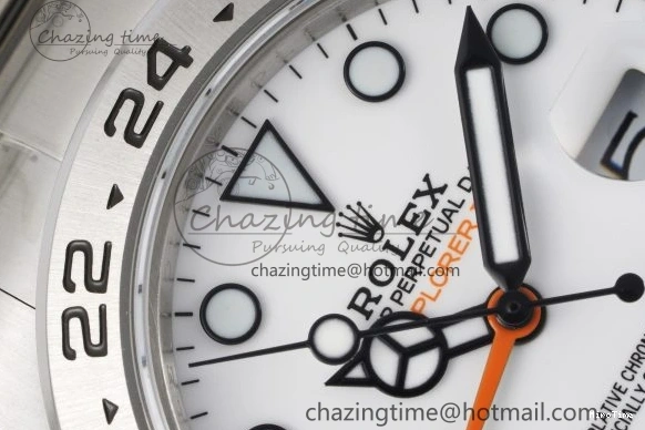 MiroTime 0117 Versatile Explorer II 42mm 216570 Black 904L SS JDF 1:1 Best Edition White Dial on Bracelet VR3285 CHS V 2174